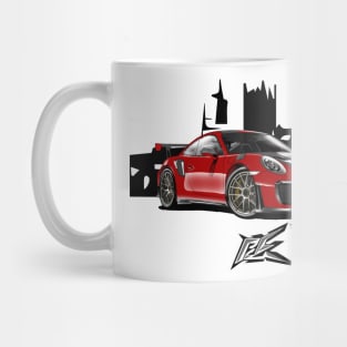 porsche 911 gt3 rs 991 red Mug